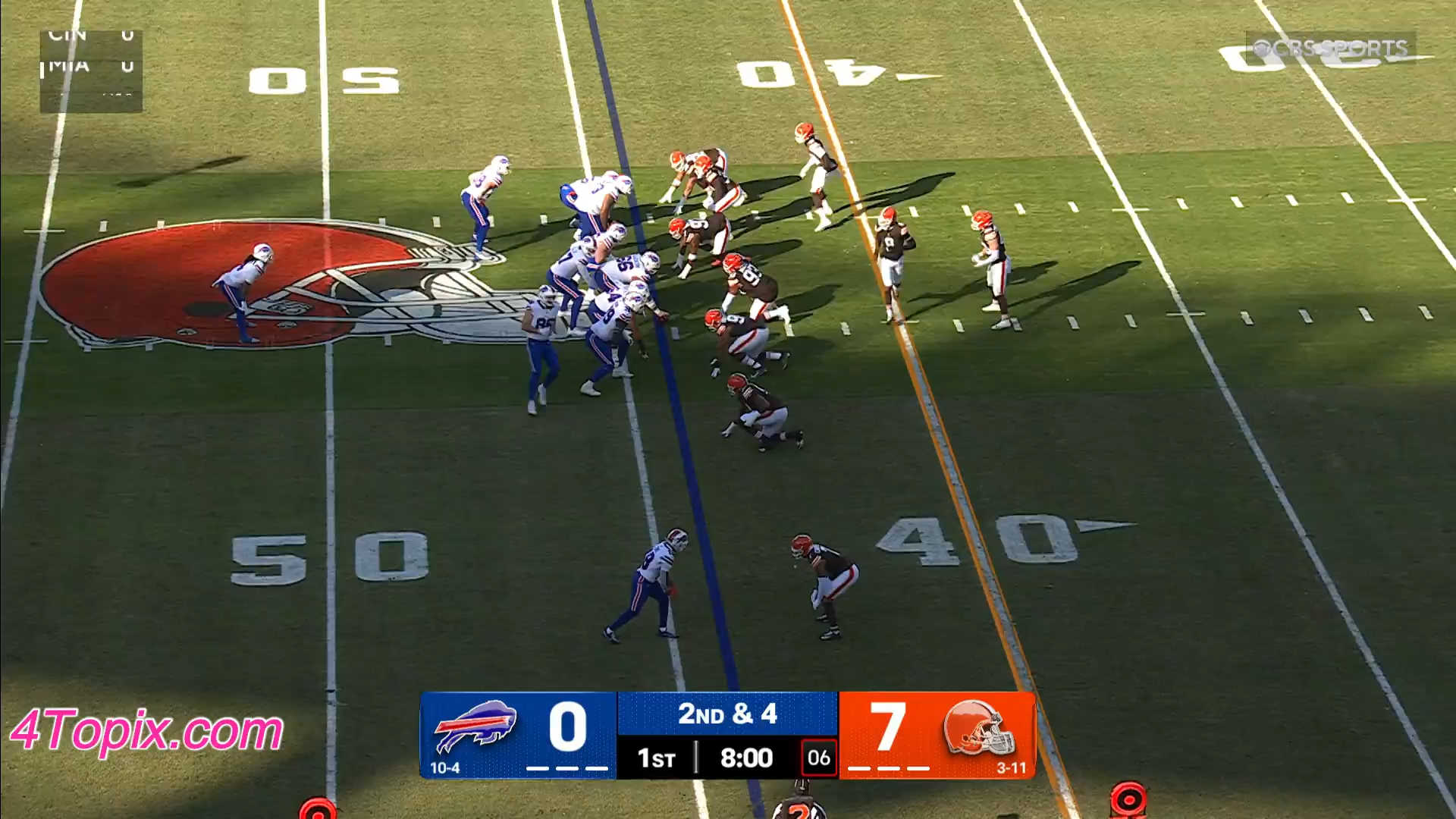 James Cook 44 yard touchdown in Buffalo Bills vs Cleveland Browns
(21-Dec-2025)